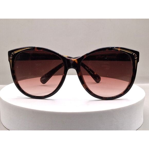 Betsey Johnson Accessories - VTG Betsey Johnson BJ318 Tortoise with Gold and Rhinestone Accents Sunglasses